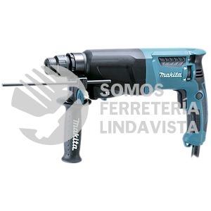 HR2600 MARTILLO SDS PLUS 1" V V R 2 FUN (ROT-ROT C/PERCUS) 0-4,600 IPM LIM TORQ 2 9J C/ MALETIN 800W MAKITA