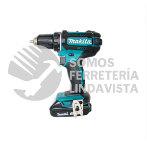 DDF482RFE ATORNILLADOR TALADRO INALAMBRICO 1/2" 18 V V R 0-600 0-1,900 RPM LI-ION 2 BAT 3 0 A H Y CARG C/LUZ MALETIN 18V MAKITA