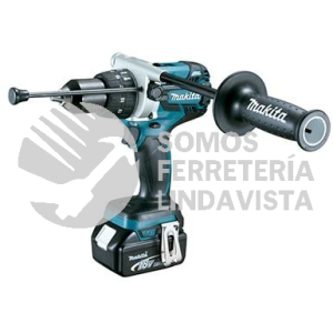 DHP481Z ROTOMARTILLO ATORNILLADOR 1/2"V V R 2 VEL 0-550 0-2,100 RPM M/BL IND BAT S/BAT Y CARG C/LUZ FRENO 18V MAKITA