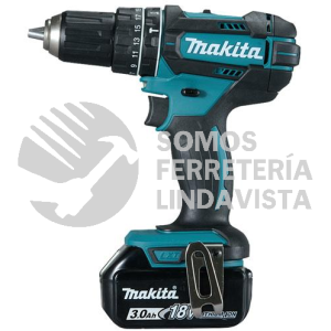 DHP482SYE ROTOMARTILLO ATORNILLADOR 1/2"V V R 0-600 0-1,900 RPM LI-ION 2 BAT 1 5 A H Y CARG C/LUZ FRENO MALETIN 18V MAKITA