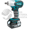 DTW251Z LLAVE IMPACTO 1/2" V V R 0-3,200 IPM 230 N M LI-ION S/BAT Y CARG C/LUZ,FRENO 18V MAKITA