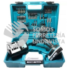 HP488DYEX5 / PH02X2 ROTOMARTILLO 1/2" V V R 2 VEL 0-400 0-1,400 RPM LI-ION 2 BAT 1 5 A H C/FRENO, CON JUEGO DE PUNTAS Y BROCAS, MALETIN 18V MAKITA