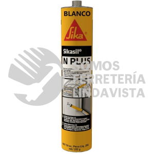 432029 SIKASIL N PLUS BLANCO CARTUCHO 295 ML SIKA INDUSTRY
