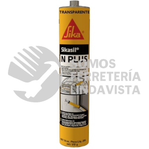432053 SIKASIL N PLUS TRANSPARENTE CARTUCHO 295 ML SIKA INDUSTRY