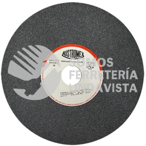 68 RUEDA ABRASIVA VITRIFICADA PARA ESMERILADO DE METAL TIPO 1 GRANO 46 (12"X2"X1-1/2") AUSTROMEX
