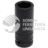 7516LD DADO DE IMPACTO LARGO PARED DELGADA CUADRO DE 3/4", 6 PUNTAS, EN PULGADAS, 1" URREA