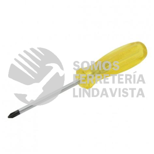 9685 DESARMADOR DESTORNILLADOR AMBAR BARRA REDONDA DE CRUZ 1/4" X 8" PUNTA PHILLIPS NICHOLSON