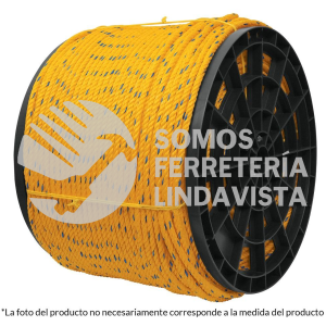 44489 CUE-13 KILO DE CUERDA AMARILLA DE POLIPROPILENO 13 MM ROLLO 30 KG FIERO