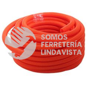 P-LNA16-100 MANGUERA FLEXIBLE POLIDUCTO 3/8" 9 52MM NARANJA VENTA POR METRO POLIFLEX