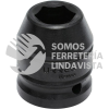 7521M DADO DE IMPACTO CUADRO DE 3/4", 6 PUNTAS, METRICO, 21 MM URREA