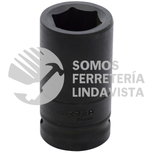 7524ML DADO DE IMPACTO LARGO CUADRO DE 3/4", 6 PUNTAS, METRICO, 24 MM URREA