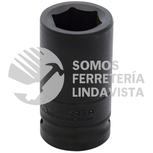 7525ML DADO DE IMPACTO LARGO CUADRO DE 3/4", 6 PUNTAS, METRICO, 25 MM URREA
