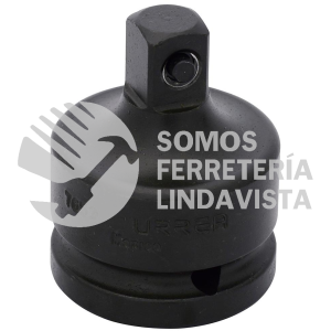 7653 ADAPTADOR CON PERNO PARA DADO DE IMPACTO CUADRO DE 3/4" HEMBRA A 1/2" MACHO URREA