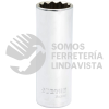F5824L DADO LARGO EN PULGADAS CUADRO DE 1/2", 12 PUNTAS, 3/4" SURTEK