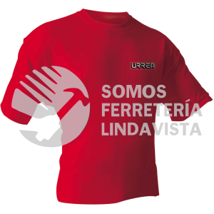 PLA201X PLAYERA CUELLO REDONDO COLOR ROJO TALLA EG URREA