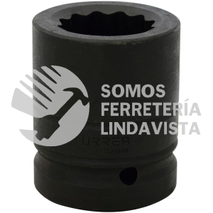 10028T DADO DE IMPACTO CUADRO DE 1", 12 PUNTAS, EN PULGADAS, 1-3/4" URREA