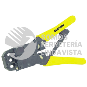 994 PINZA PONCHADORA MODULAR 8" PARA CONECTORES RJ45, RJ12, RJ9 SURTEK