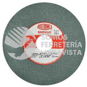 228 RUEDA VITRIFICADA PARA ESMERILADO DE CARBURO DE TUNGSTENO EASY-CUT TIPO 1 GRANO 100 (6"X3/4"X1") AUSTROMEX
