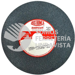 28 RUEDA ABRASIVA VITRIFICADA PARA ESMERILADO DE ACERO EASY-CUT TIPO 1 GRANO 60 (8"X1"X1") AUSTROMEX