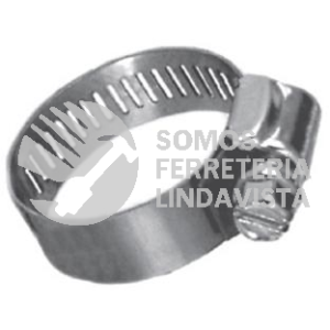MH-04 ABRAZADERA ECONOMICA # 4 A/INOX 7/32 A 5/8