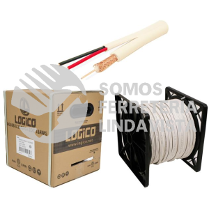 RG59 CABLE COAXIAL TIPO RG59 CON UN PAR DE CABLE DE ALIM DE 18 AWG, CONDUCTOR SOLIDO DE 20 AWG APLIC EN CCTV VENTA POR METRO NACIONAL