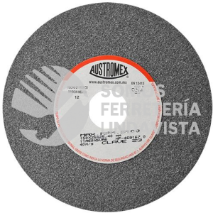 23 RUEDA ABRASIVA VITRIFICADA PARA ESMERILADO DE METAL TIPO 1 GRANO 60 (6"X1"X1") AUSTROMEX