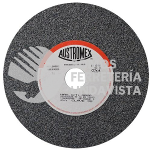 38 RUEDA ABRASIVA VITRIFICADA PARA ESMERILADO DE METAL TIPO 1 GRANO 24 (8"X1"X1") AUSTROMEX