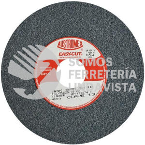 13 RUEDA ABRASIVA VITRIFICADA PARA ESMERILADO DE ACERO EASY-CUT TIPO 1 GRANO 60 (6"X1"X1") AUSTROMEX