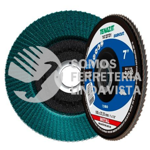 2731 DISCO LAMINADO EASY-CUT TIPO 29 GRANO 60 (7"X7/8") TENAZIT