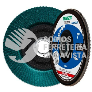 2732 DISCO LAMINADO EASY-CUT TIPO 29 GRANO 80 (7"X7/8") TENAZIT