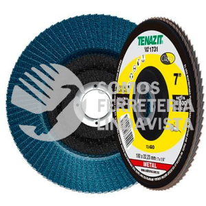 1731 DISCO LAMINADO CLASICA TIPO B GRANO 60 (7"X7/8") TENAZIT