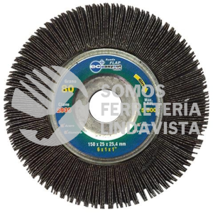 2935 RUEDA DE FLAP EASY-CUT PLUS GRANO 80 (6"X1"X1") TENAZIT