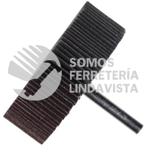 907 RUEDA FLAP CON VASTAGO GRANO 120 (3"X1"X1/4") TENAZIT