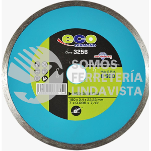 3256 DISCO DE DIAMANTE SEGMENTADO PARA USO GENERAL ECO INCLUYE REDUCTORES (7"X0 095X7/8") AUSTRODIAM AUSTROMEX