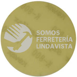 3233 DISCO DE LIJA AUTOADHERIBLE SUPER ASSILEX COLOR AMARILLO DE 3" DE DIAMETRO CON GRANO 800 K INCLUYE INTER RESPALDO CON CLAVE 3238 TENAZIT