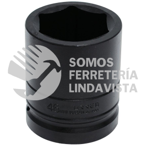 10046M DADO DE IMPACTO CUADRO DE 1", 6 PUNTAS, METRICO, 46 MM URREA