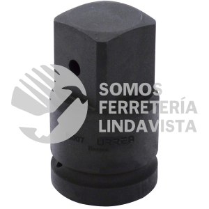 15007 ADAPTADOR CON BARRENO PASADO PARA DADO DE IMPACTO CUADRO DE 1" HEMBRA A 1-1/2" MACHO URREA
