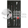 CH105 JUEGO DE ACCESORIOS CUADRO DE 3/8", 9 PIEZAS URREA