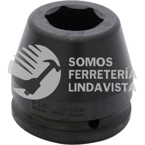 15022 DADO DE IMPACTO CUADRO DE 1-1/2", 6 PUNTAS, EN PULGADAS, 1-3/8" URREA