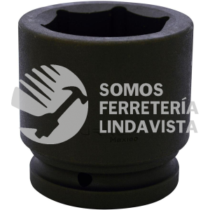 15040 DADO DE IMPACTO CUADRO DE 1-1/2", 6 PUNTAS, EN PULGADAS, 2-1/2" URREA
