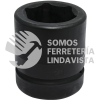 25068 DADO DE IMPACTO CUADRO DE 1-1/2", 6 PUNTAS, EN PULGADAS, 4-1/4" URREA