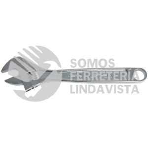 704 LLAVE AJUSTABLE CROMADA 4" URREA