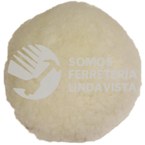 BORLA5 BORLA DE LANA 100% PARA PULIR DIAMETRO DE 5" FRASA