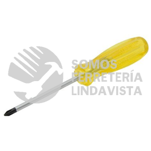 9686 DESARMADOR DESTORNILLADOR AMBAR BARRA REDONDA PUNTA PHILLIPS # 3 5/16" X 6" NICHOLSON