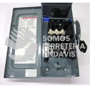 46064 D222NRB INTERRUPTOR DE SEGURIDAD DE SERVICIO GENERAL 60AMPS 240 VACV-50/60HZ SQUARE-D