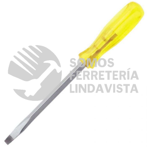 9804 DESARMADOR DESTONILLADOR PUNTA PLANA BARRA CUADRADA 1/4" X 4" NICHOLSON