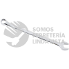 1215ML LLAVE COMBINADA EXTRA LARGA PULIDO ESPEJO METRICA, 12 PUNTAS, 15 MM URREA