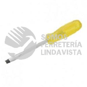 9808 DESARMADOR DESTORNILLADOR AMBAR BARRA CUADRADA PUNTA PLANA 3/8" X 8" NICHOLSON