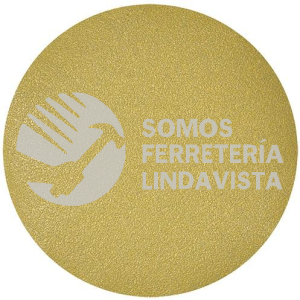 02507 DISCO DE CONTACTO DIAMETRO 6" PAPEL VELCRO A080 GRADO P600 LINEA AMARILLA FANDELI
