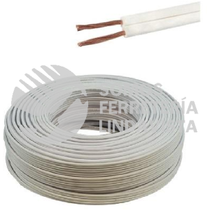 301710 CABLE CONDUCTOR ELECTRICO POT CAL16 AWG 60GRADOSC 300V BLANCO VENTA POR ROLLO DE 100 MTS IUSA
